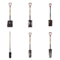 D Grip Wooden Handle Spade With Forged Solid Back